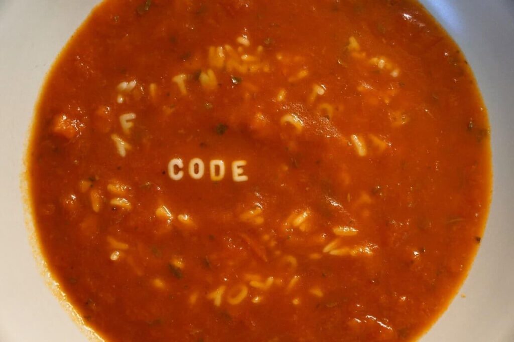 LOS IDIOMS ESTÁN HASTA EN LA SOPA